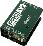 Radial Engineering ProAV2 DI Box XLR & TRS Cables