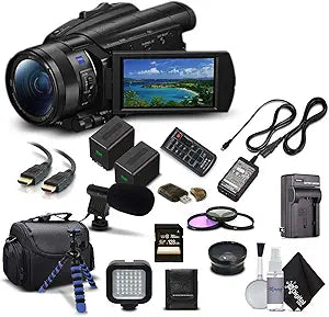 Sony FDR-AX700/B 4K Handycam Camcorder Bundle Renewed