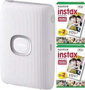 Fujifilm Instax Mini Link Smartphone Printer Bundle