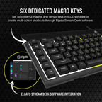 Corsair CH-9226765-NA-cr K55 RGB PRO Gaming Keyboard Renewed