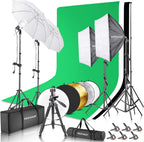 Neewer Photography Lighting Kit Backdrops Umbrellas Softbox