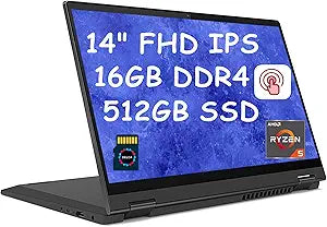 Lenovo Flex 5 14" Ryzen 5 Touchscreen 2-in-1 Laptop