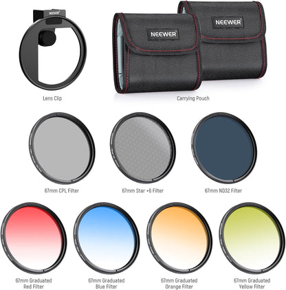 Neewer FL-P4 67mm Phone ND Filter Kit