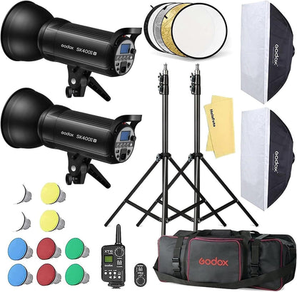 Godox SK400II-V Studio Strobe Flash Light Kit