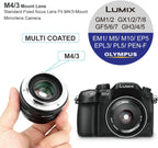 Meike 8595755154 25mm F1.8 M43 Wide Angle Lens