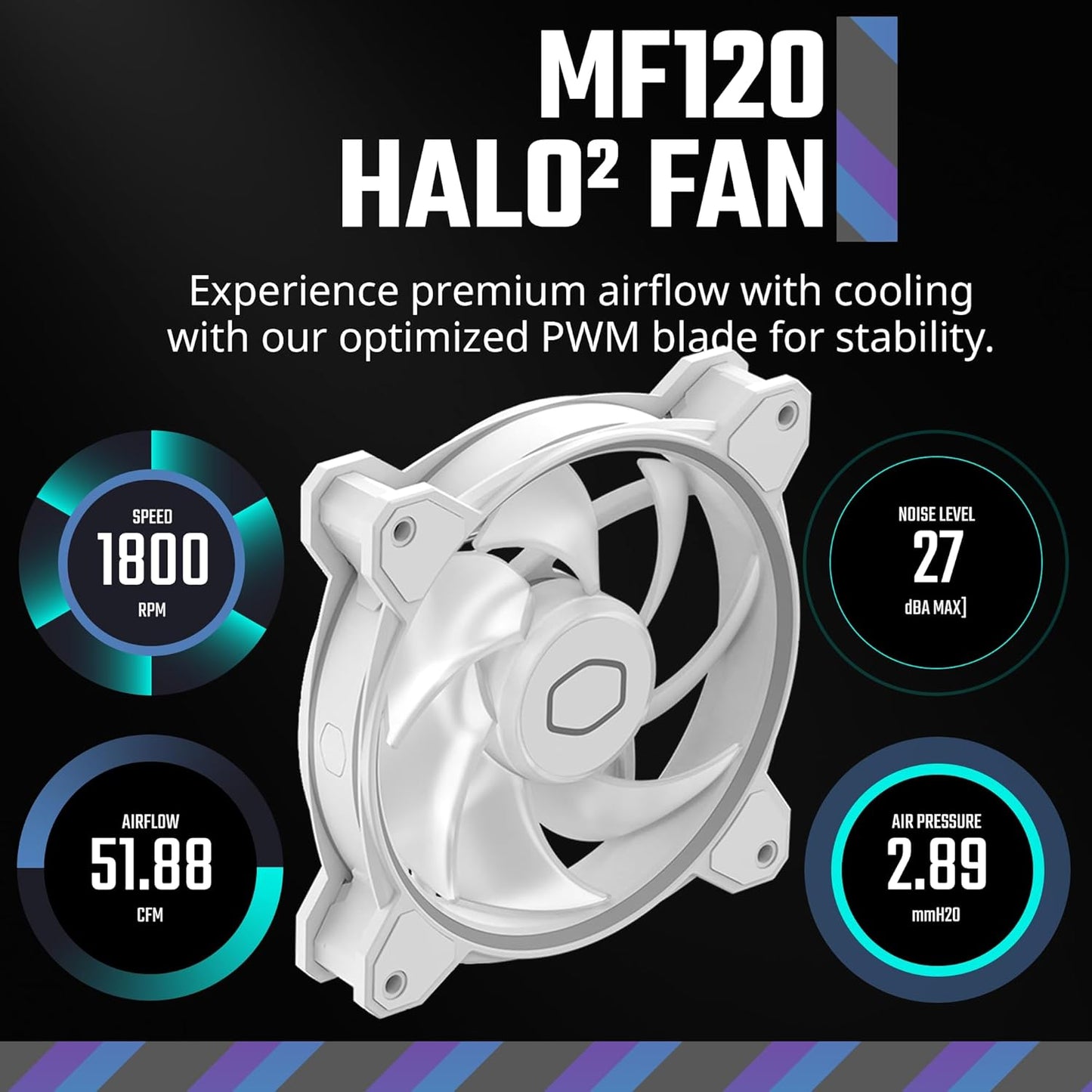Cooler Master RR-S4WW-20PA-R1 Hyper 212 Halo White