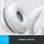 Logitech H390 USB Computer Headset 2-Pack White