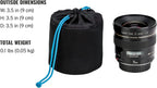 Tenba 636-351 Camera Lens Pouch 3.5x3.5 inch