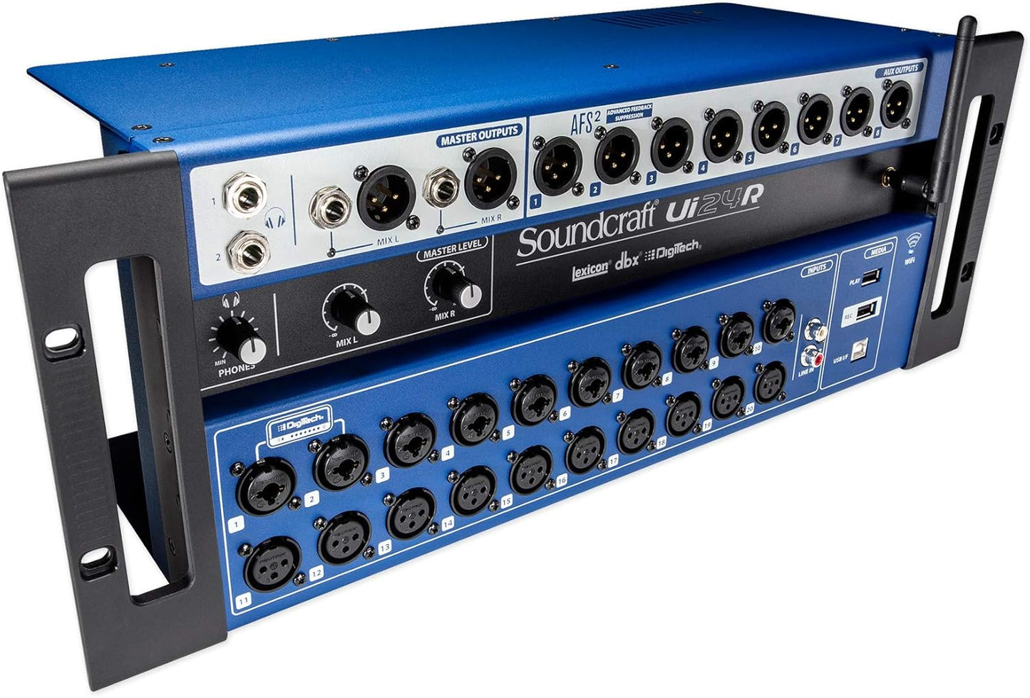 Soundcraft UI24R+ATH-PRO7X Digital Mixer with Headphones Bundle
