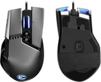 EVGA 903-W1-17GR-KR X17 Gaming Mouse Wired Customizable Grey