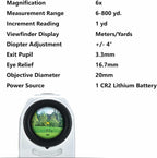 Nikon COOLSHOT 20 GII Golf Laser Rangefinder Bundle