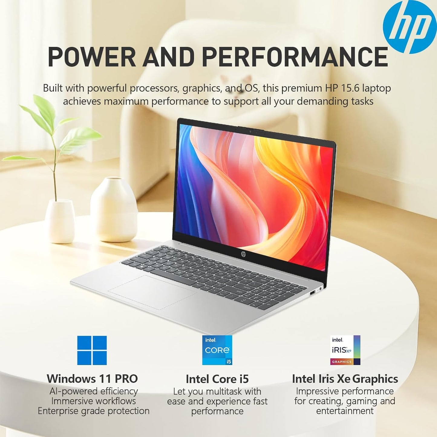 HP 1235U 15.6" Touchscreen Laptop i5 32GB 1.5TB