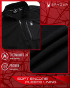 Spyder Encore Fleece Men's Full Zip Jacket Lightweight