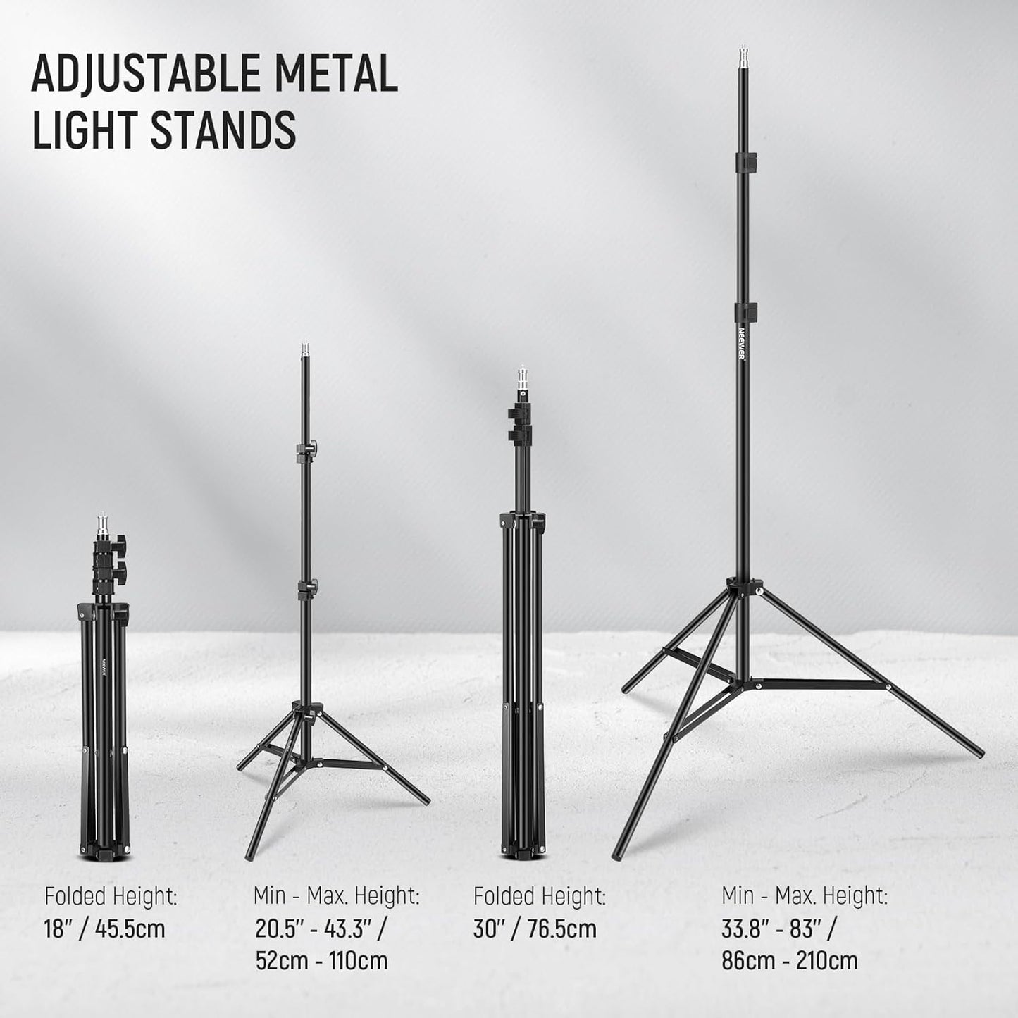 Neewer 10103701 400W Photography Lighting Kit Umbrellas LED