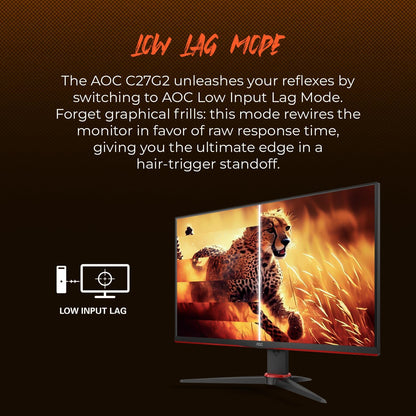 AOC C27G2 27" 165Hz Curved Gaming Monitor