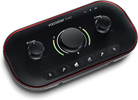 Focusrite AMS-VOCASTER-TWO Podcast Interface Host & Guest Recording
