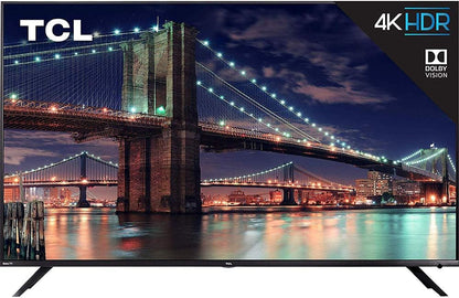 TCL 75R617 75-inch 6-Series 4K Roku Smart TV Bundle