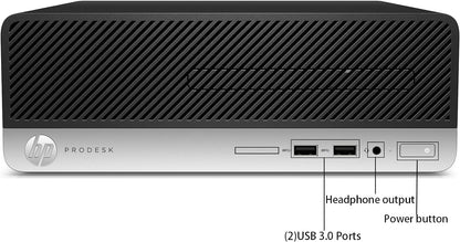 HP ProDesk 400 G6 SFF PC 24" Monitor Pentium 16GB 256GB SSD Renewed