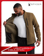 Spyder Sherpa Fleece Jacket Men's Full Zip ThermoWeb