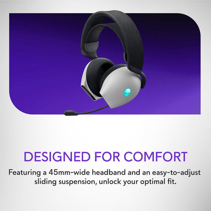 Alienware AW725H Tri-Mode Wireless Gaming Headset - Lunar Light