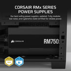 Corsair CP-9020285-NA RM750x 750W ATX 3.1 Power Supply