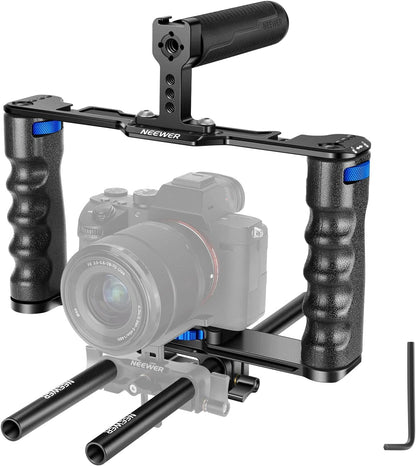 Neewer 10100435 Camera Cage Rig Dual Grips