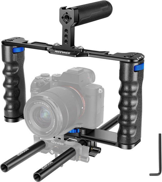 Neewer 10100435 Camera Cage Rig Dual Grips