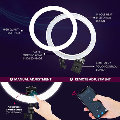Neewer 10095811 16-inch LED Ring Light APP Control