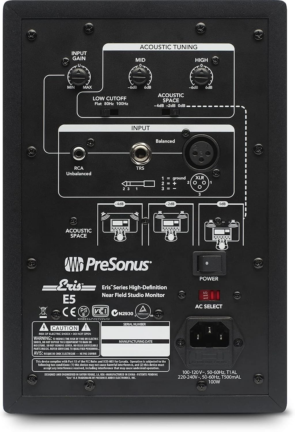 PreSonus Eris E5 5.25" Studio Monitor - Near Field