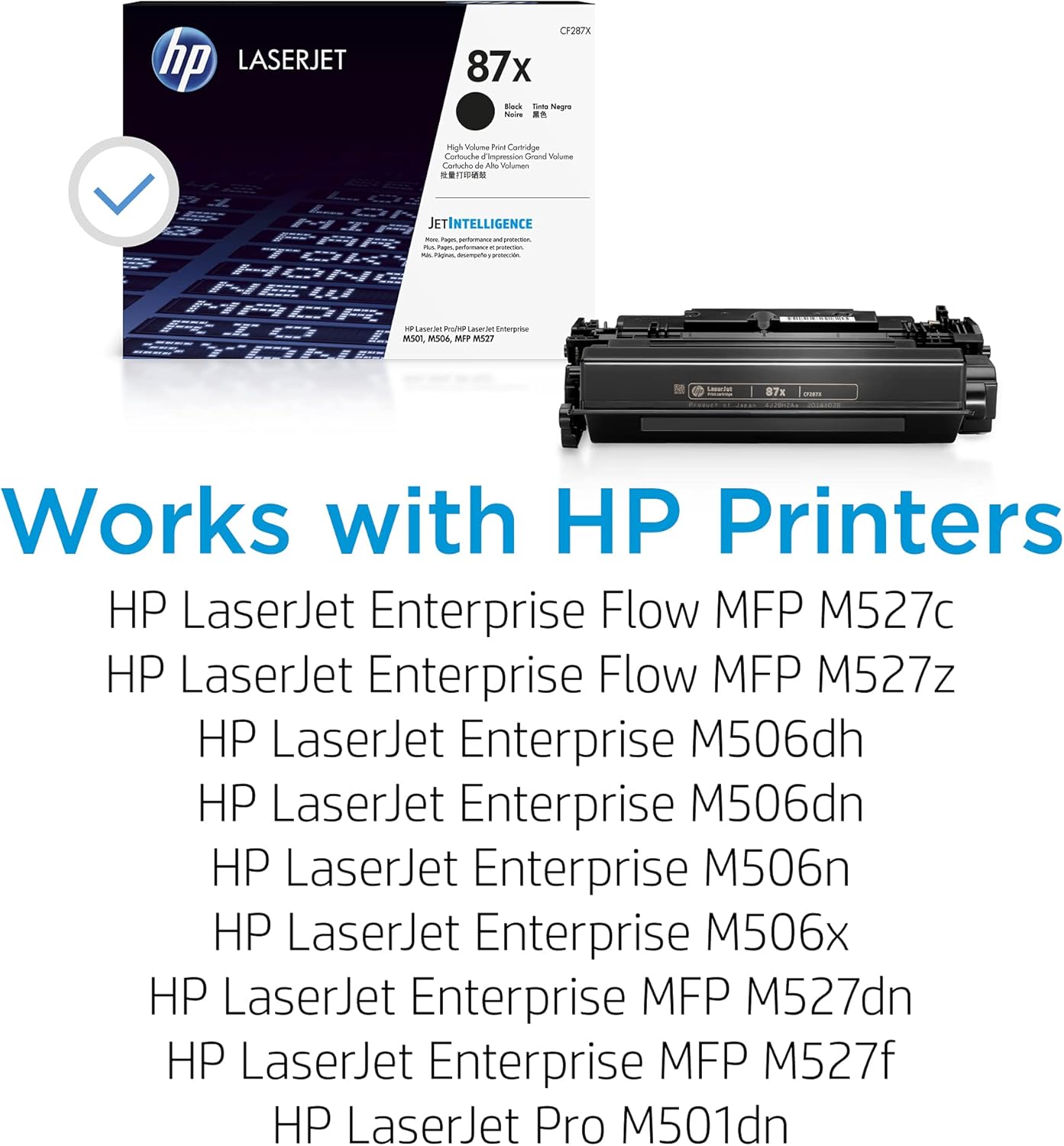 HP CF287X 87X High Yield Black Toner