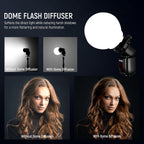Neewer CRS6 Softbox Diffusion Dome with Adapter Rings