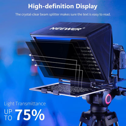 Neewer X14 Teleprompter with Remote & App Control