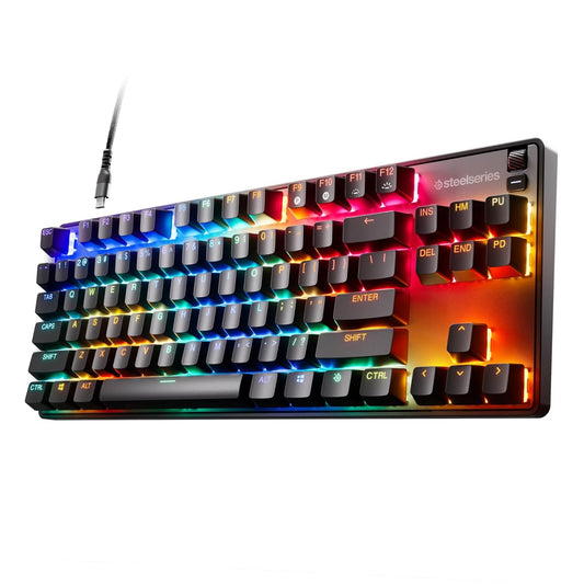 SteelSeries NewApex9TKL Optical Mini Gaming Keyboard (Renewed)