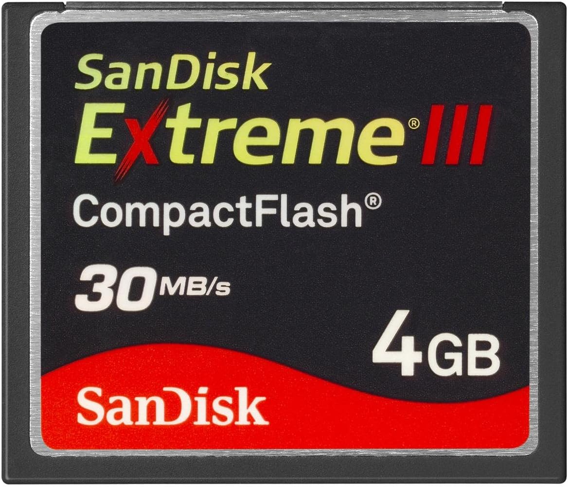 SanDisk Extreme III 4GB CompactFlash Memory Card