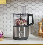 GE G8P0AASSPSS 12-Cup 550-Watt Food Processor