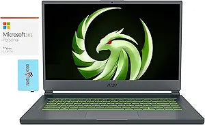 MSI Delta 15 Gaming Laptop Ryzen 7 RX 6700M + MS 365