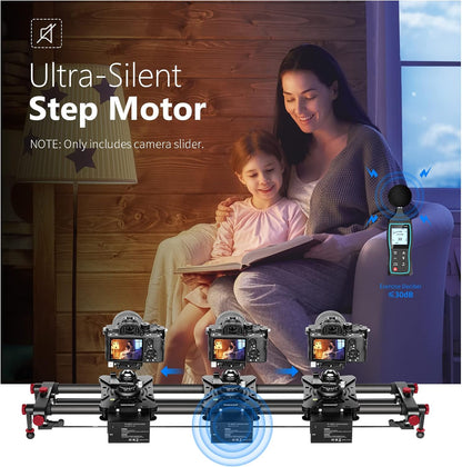 Neewer 10100850 39.4" Motorized Camera Slider Wireless Control
