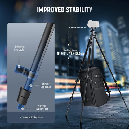 Neewer 10103491 LITETRIP LT07 Travel Tripod Ball Head