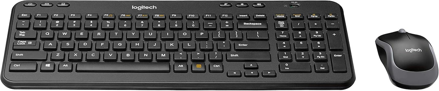 Logitech 920-003376 Wireless Keyboard Mouse Combo Renewed
