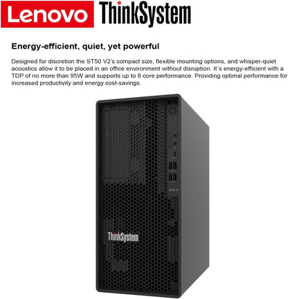 Lenovo GQE55L ThinkSystem ST50 Server - Xeon, 32GB, 2TB HDD