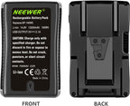Neewer 10095777 V Mount 190Wh 14.8V Rechargeable Battery