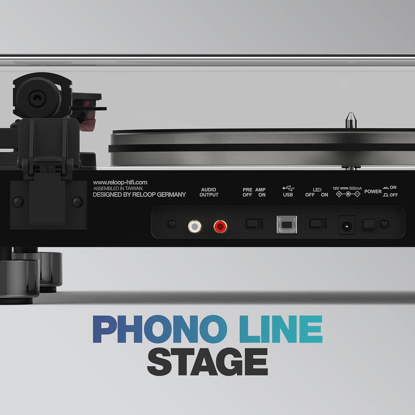 Reloop Turn 7 - HiFi Belt Drive Turntable USB