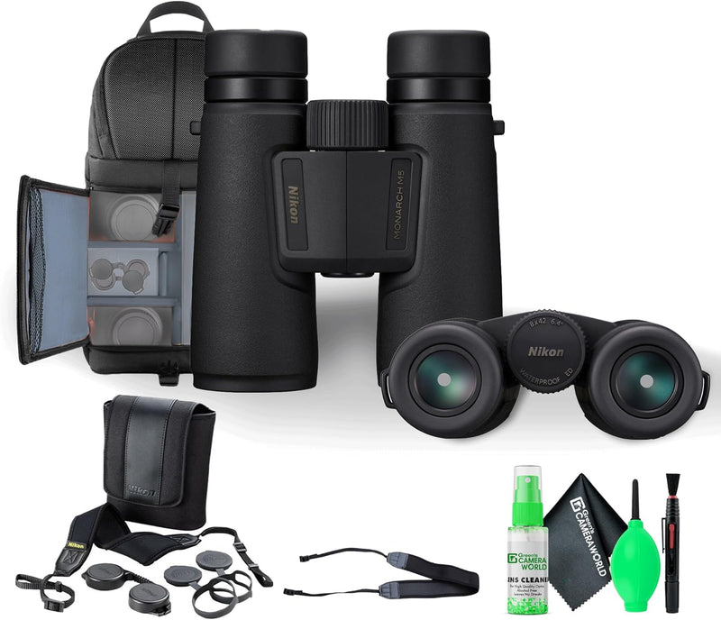 Nikon 16767 Monarch M5 8x42 Waterproof Binoculars Bundle — main product image