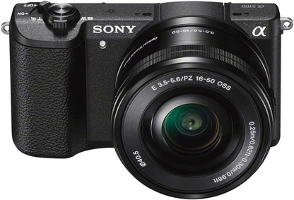 Sony ILCE5100L/B a5100 16-50mm Mirrorless Camera (Renewed)