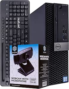Dell 5050 i5 Desktop Computer SSD WiFi Windows 10 Renewed