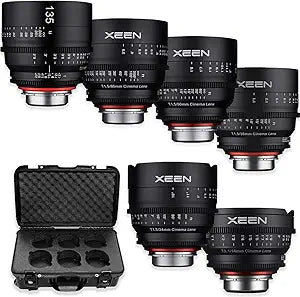 Rokinon Xeen 6 Lens Kit Cine Prime Lenses — main product image