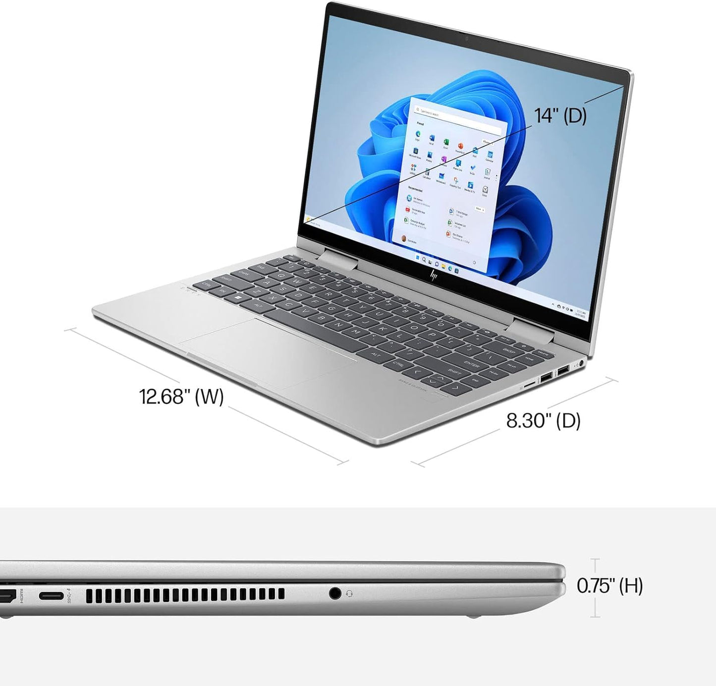 HP Envy x360 14" FHD Touchscreen 2-in-1 Laptop