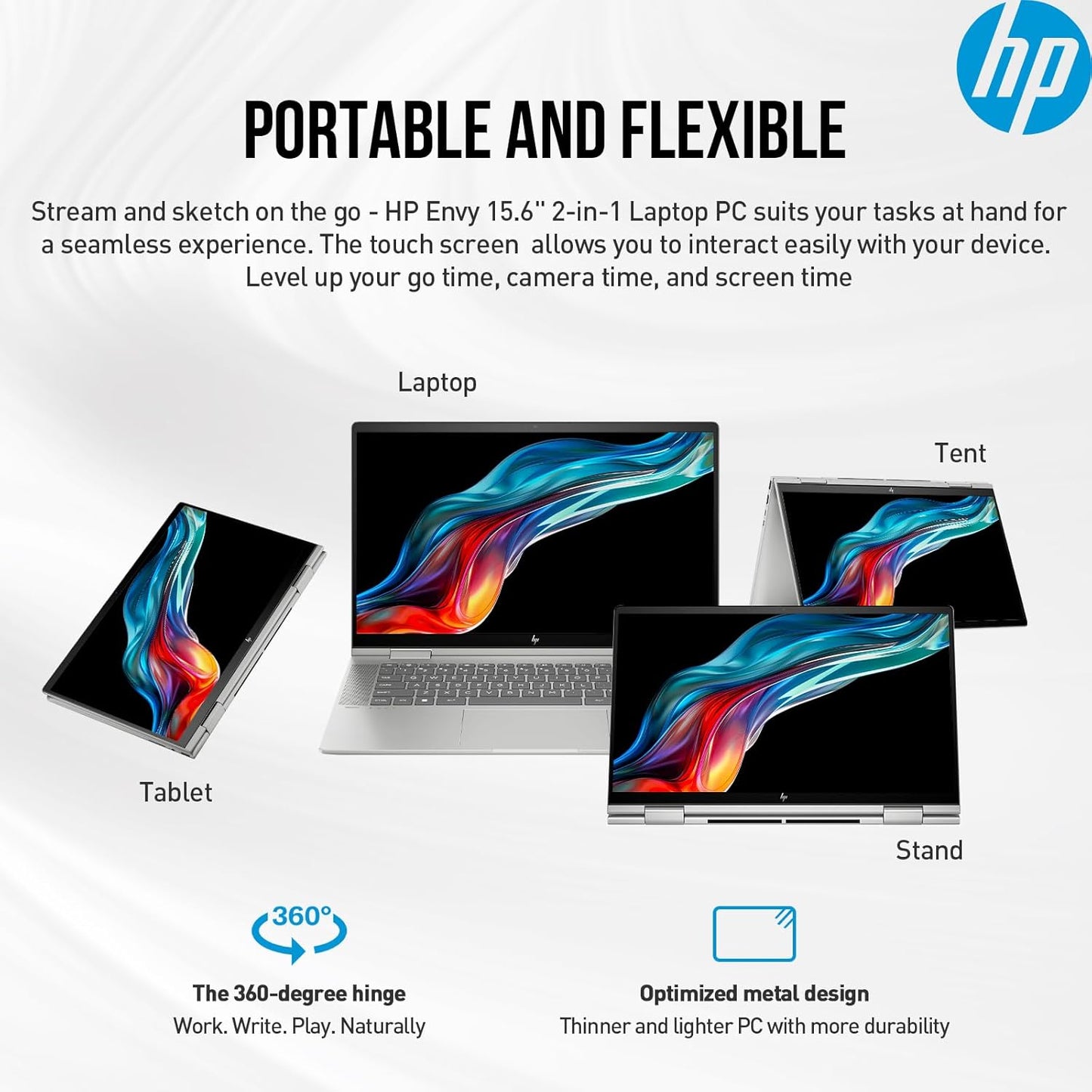 HP ENVY x360 2-in-1 Touchscreen Laptop - Intel Core i7