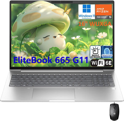 HP 665 G11 Elitebook 16" FHD+ Laptop Ryzen 5 7535U
