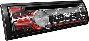 JVC KDSR40 USB/CD Receiver with AUX Input (Renewed)